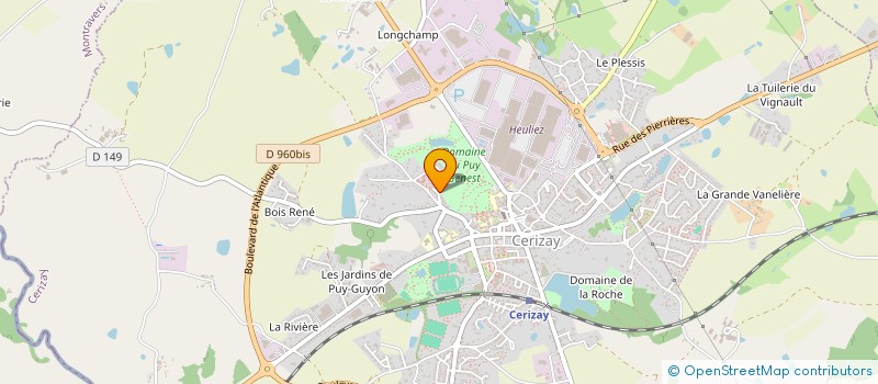 localisation de l'entreprise MONSIEUR RACHID TOUFAHI JOUDAR  CERIZAY