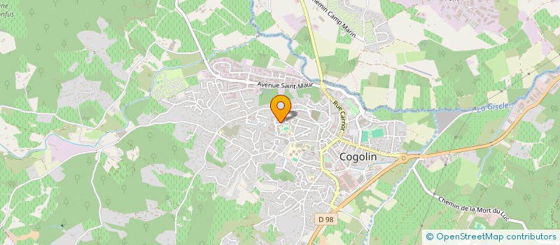 localisation de l'entreprise MONSIEUR RACHID TOUIKER  COGOLIN