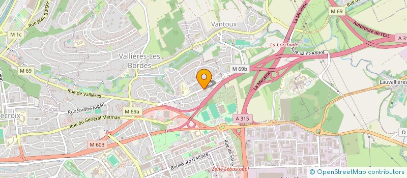 localisation de l'entreprise MONSIEUR RACHID TOUNSI  METZ