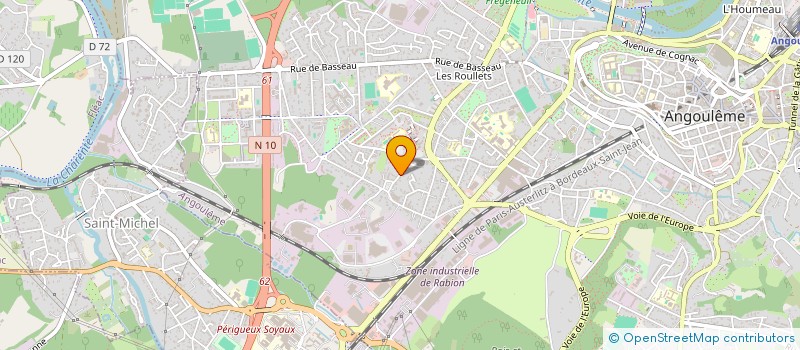 localisation de l'entreprise MONSIEUR RACHID TOURKI à ANGOULEME