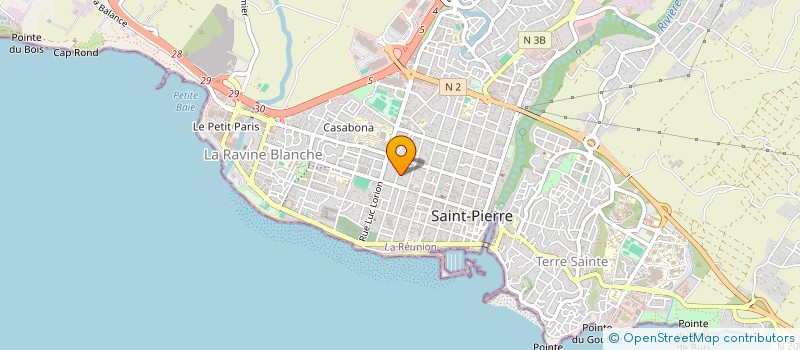 localisation de l'entreprise MONSIEUR RACHID VIRAMA-LATCHOUMY à SAINT PIERRE