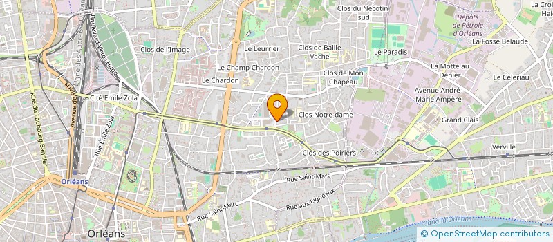 localisation de l'entreprise MONSIEUR RACHID WAHAB à ORLEANS