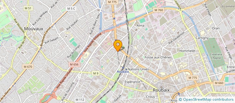 localisation de l'entreprise MONSIEUR RACHID YASSA à ROUBAIX