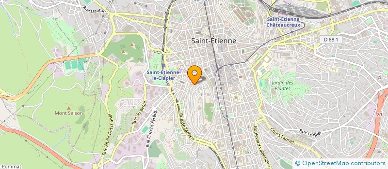 localisation de l'entreprise MONSIEUR RACHID YAZID à SAINT-ETIENNE