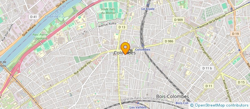 localisation de l'entreprise MONSIEUR RACHID YOUNSI à COLOMBES