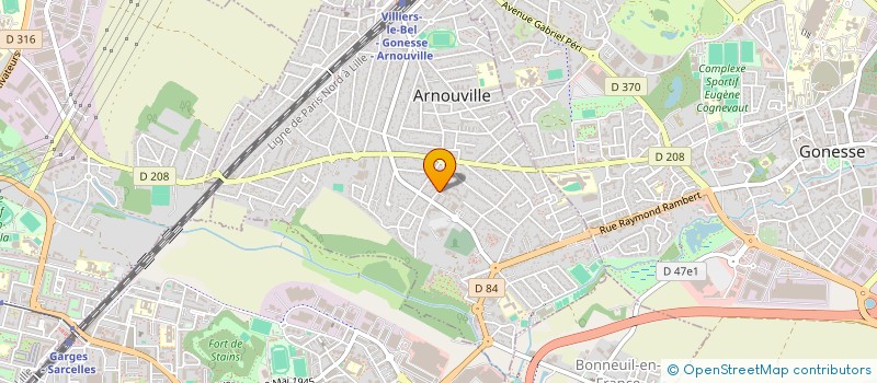 localisation de l'entreprise MONSIEUR RACHID YOUSFI à ARNOUVILLE