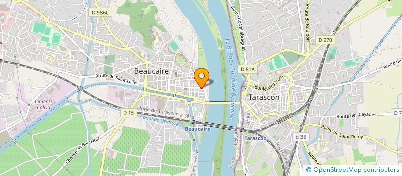 localisation de l'entreprise MONSIEUR RACHID ZAABAT  BEAUCAIRE
