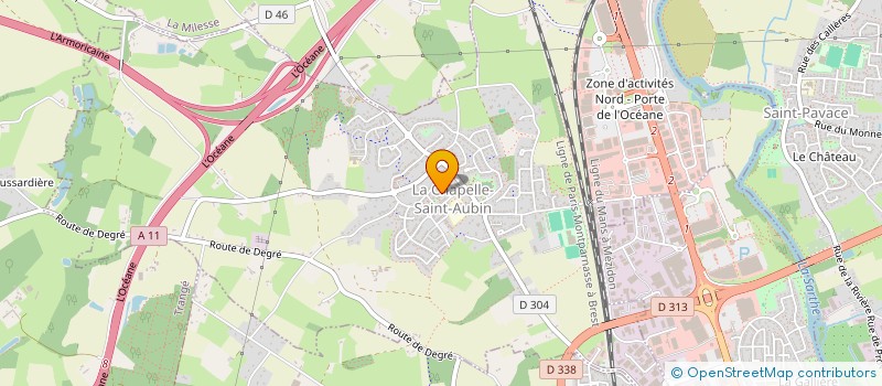 localisation de l'entreprise MONSIEUR RACHID ZAIDI  LA CHAPELLE-SAINT-AUBIN