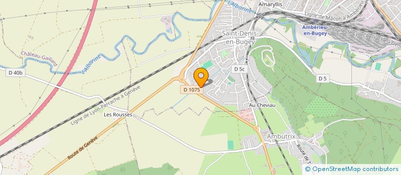 localisation de l'entreprise MONSIEUR RACHID ZANANE  SAINT-DENIS-EN-BUGEY