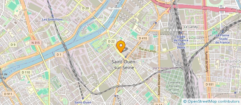 localisation de l'entreprise MONSIEUR RACHID ZARKAOUI à SAINT-OUEN-SUR-SEINE