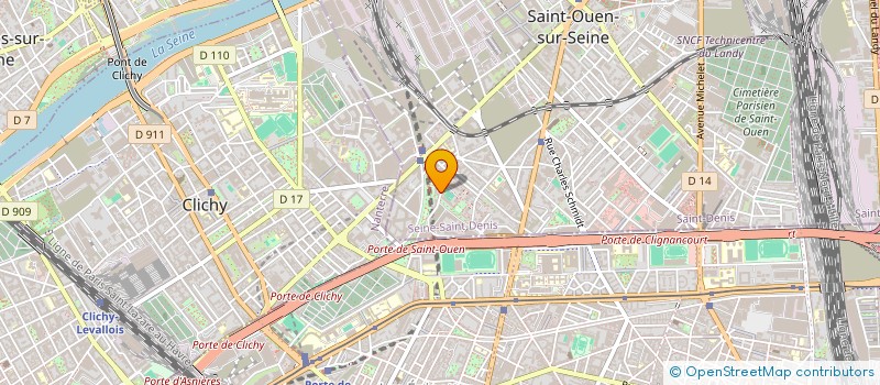 localisation de l'entreprise MONSIEUR RACHID ZEDOUTI à SAINT-OUEN-SUR-SEINE