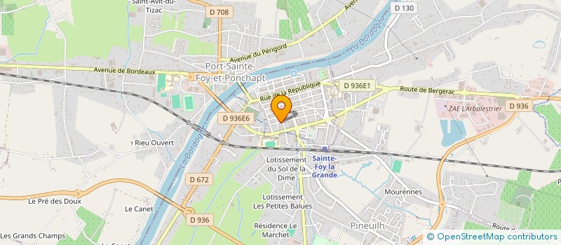 localisation de l'entreprise MONSIEUR RACHID ZEKALMI  SAINTE-FOY-LA-GRANDE