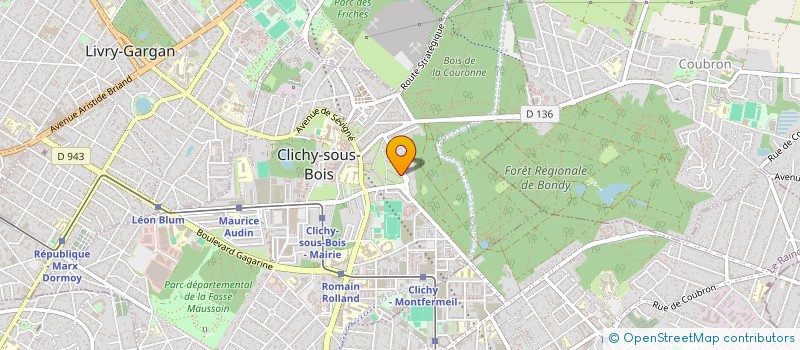 localisation de l'entreprise MONSIEUR RACHID ZELLOUFI à CLICHY SOUS BOIS