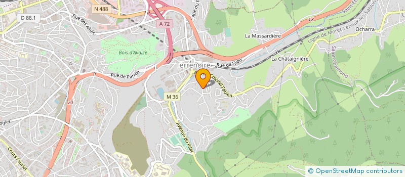 localisation de l'entreprise MONSIEUR RACHID ZERARGA à SAINT-ETIENNE