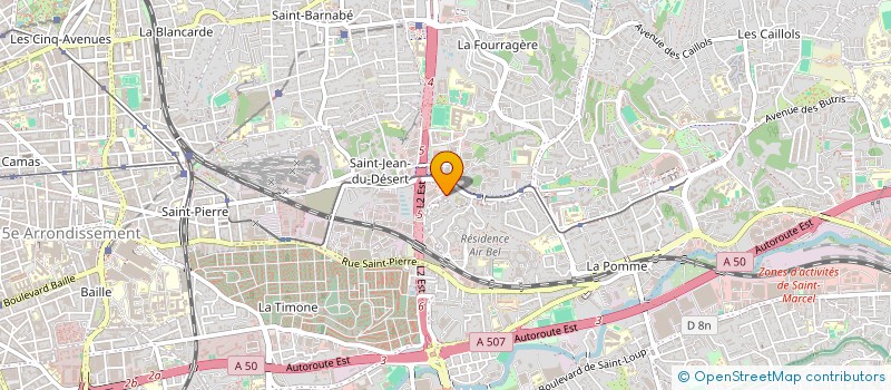 localisation de l'entreprise MONSIEUR RACHID ZERROUKI à MARSEILLE