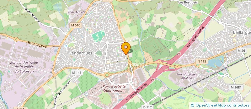 localisation de l'entreprise MONSIEUR RACHID ZIAT à VENDARGUES