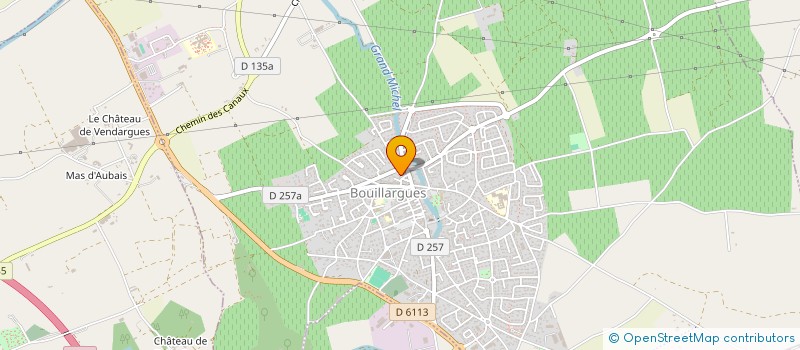 localisation de l'entreprise MONSIEUR RACHID ZLIGH  BOUILLARGUES