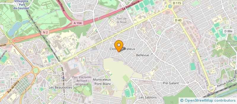 localisation de l'entreprise MONSIEUR RACHIDE MENGOUCHI  VILLEPINTE