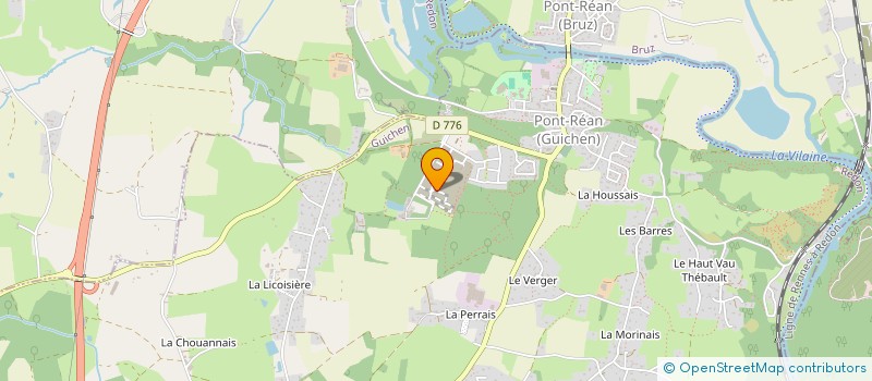 localisation de l'entreprise MONSIEUR RACHIDI HAROUNA  GUICHEN