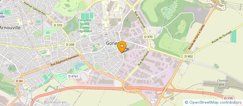 localisation de l'entreprise MONSIEUR RACHIDI-JEREMIE PATSHELY à GONESSE