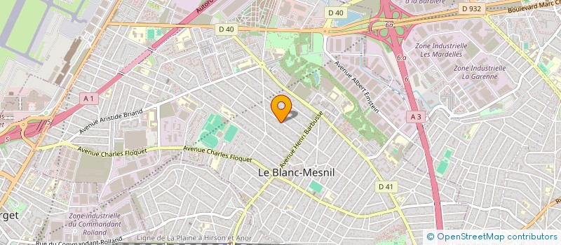 localisation de l'entreprise MONSIEUR RACHIDI JERROUDI à LE BLANC-MESNIL