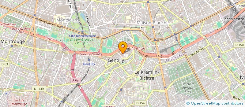 localisation de l'entreprise MONSIEUR RACIM ALLACHE à GENTILLY