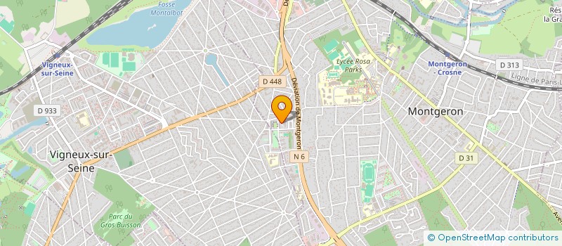 localisation de l'entreprise MONSIEUR RACIM GAOUAOUI à MONTGERON