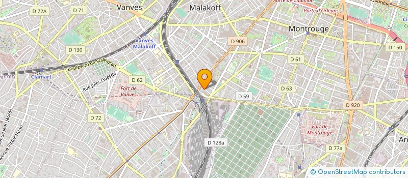 localisation de l'entreprise MONSIEUR RACIM ZIANI  MONTROUGE