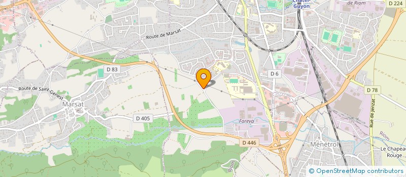 localisation de l'entreprise MONSIEUR RACOSNONGRE ACHILLE TARPAGA  RIOM