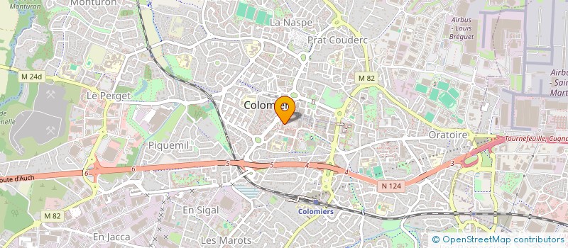 localisation de l'entreprise MONSIEUR RACYM HADJADJ AOUL à COLOMIERS