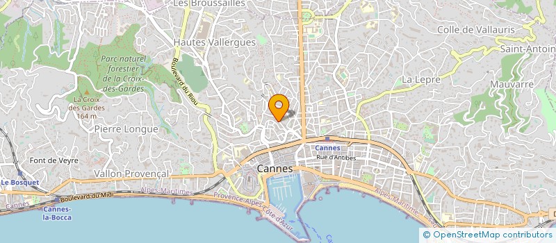 localisation de l'entreprise MONSIEUR RADHOUAN MHAMED à CANNES