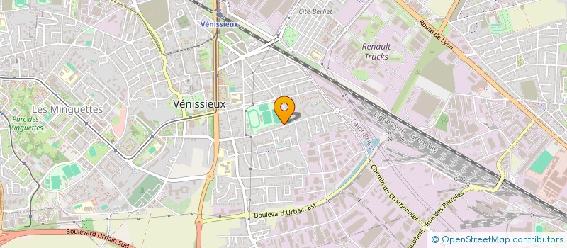 localisation de l'entreprise MONSIEUR RADHOUAN RABIA  VENISSIEUX