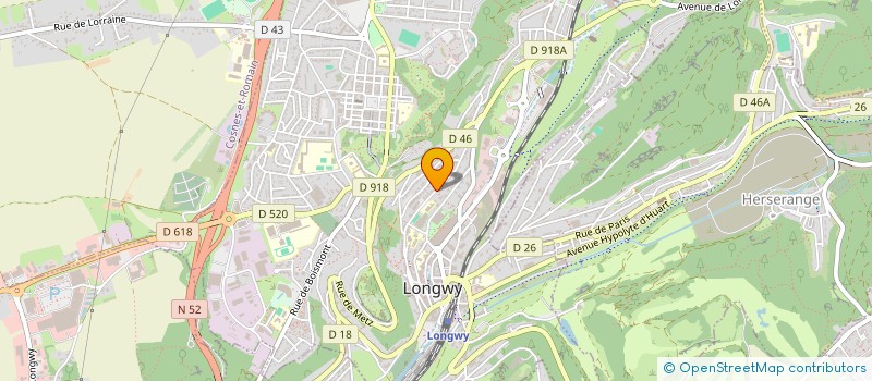 localisation de l'entreprise MONSIEUR RADHOUANE BELDJOUD à LONGWY