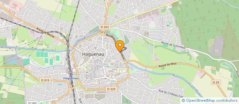 localisation de l'entreprise MONSIEUR RADHOUANE BEN AKERMI  HAGUENAU