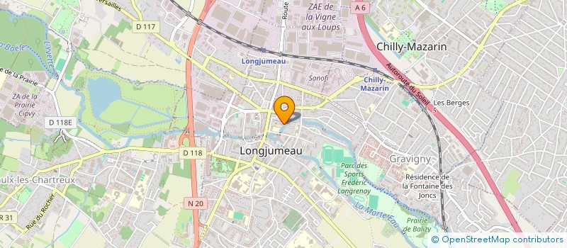 localisation de l'entreprise MONSIEUR RADHOUANE BEN KHALED à LONGJUMEAU