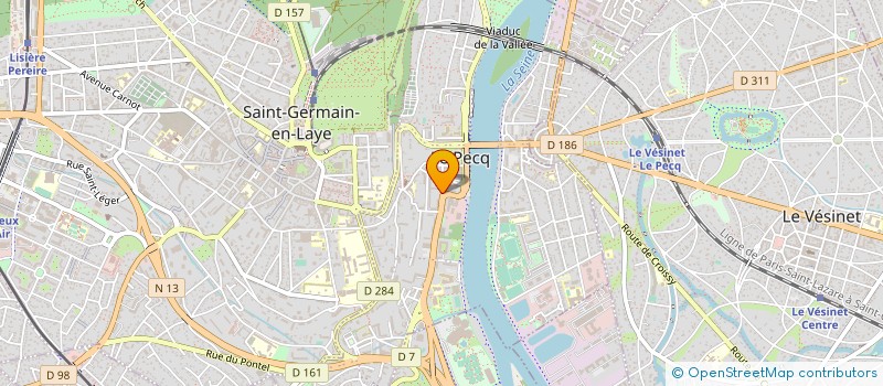 localisation de l'entreprise MONSIEUR RADHOUANE BINOUS  LE PECQ