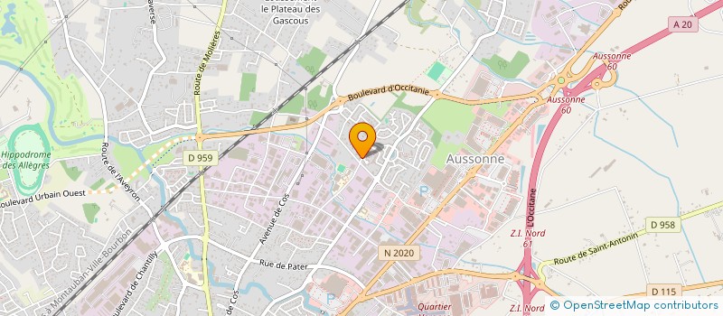 localisation de l'entreprise MONSIEUR RADHOUANE EL GHOUL  LAMOTHE-CAPDEVILLE