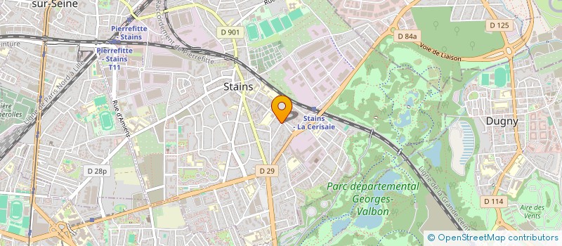 localisation de l'entreprise MONSIEUR RADHOUANE LAOUEJ à STAINS