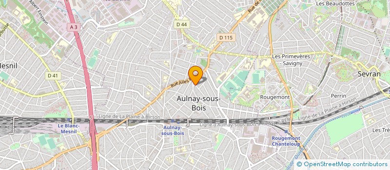 localisation de l'entreprise MONSIEUR RADHOUANE MADOUI à AULNAY-SOUS-BOIS