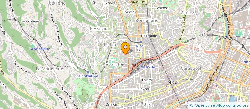 localisation de l'entreprise MONSIEUR RADHOUANE ROMDHANI  NICE