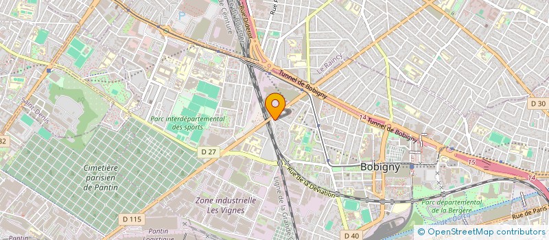 localisation de l'entreprise MONSIEUR RADHOUANE SASSI  BOBIGNY