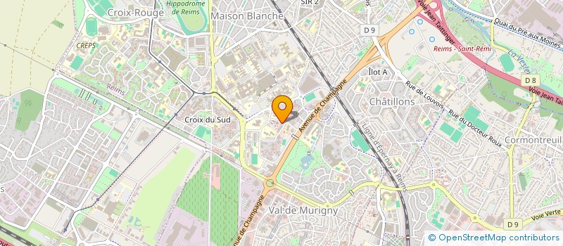 localisation de l'entreprise MONSIEUR RADHOUANE SIDIA  REIMS