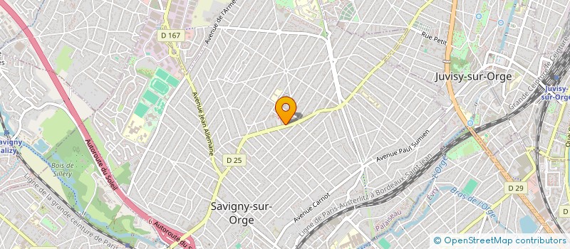 localisation de l'entreprise MONSIEUR RADHOUANE THAMEUR  SAVIGNY-SUR-ORGE