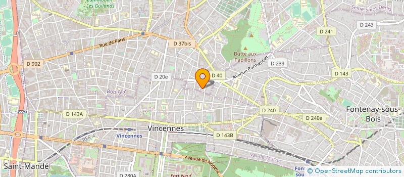 localisation de l'entreprise MONSIEUR RADHOUENE MOKCHAH  MONTREUIL