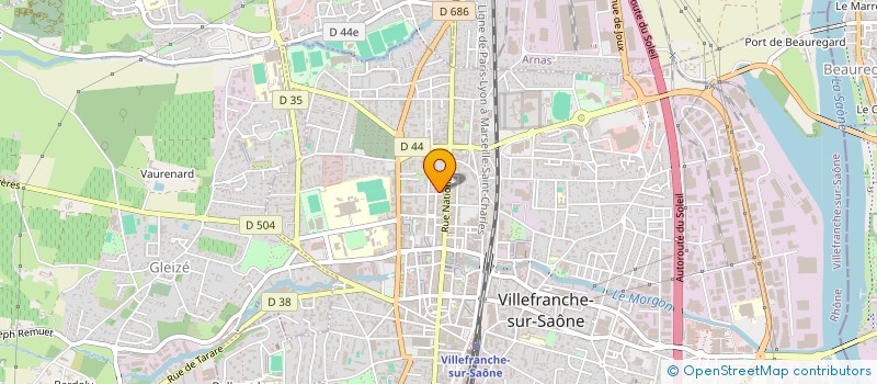 localisation de l'entreprise MONSIEUR RADHWAN FRIDJA  VILLEFRANCHE-SUR-SAONE