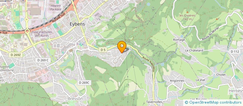 localisation de l'entreprise MONSIEUR RADHWANE BOULAHOUANE  EYBENS