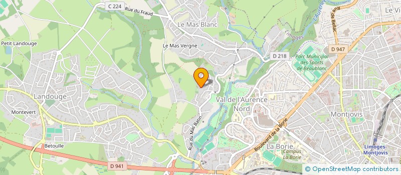 localisation de l'entreprise MONSIEUR RADHWANE SEBA  LIMOGES