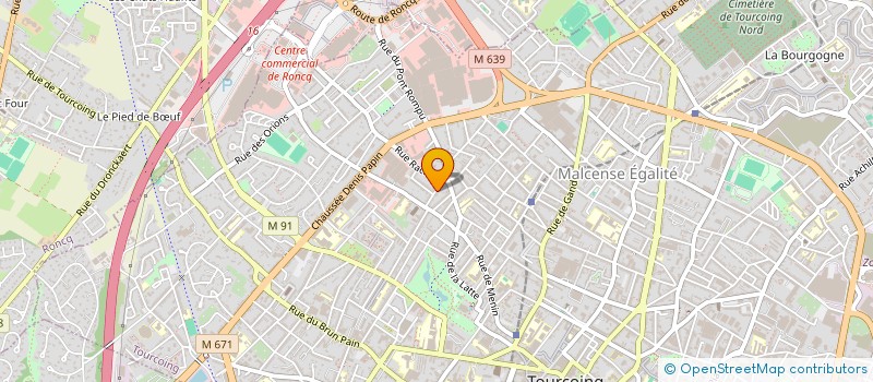 localisation de l'entreprise MONSIEUR RADHWANE ZAOUI  TOURCOING