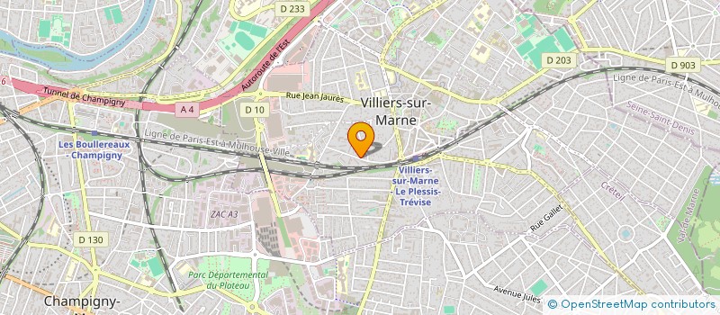 localisation de l'entreprise MONSIEUR RADHY-ADDIN ROMDHANI  VILLIERS SUR MARNE