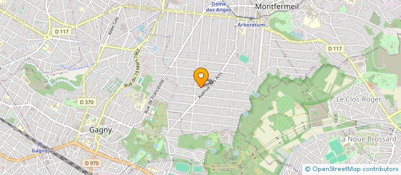 localisation de l'entreprise MONSIEUR RADION OBREJA  MONTFERMEIL